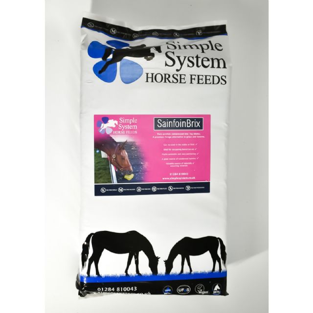 Sainfoin Brix Bitless Equestrian Simple System feeds
