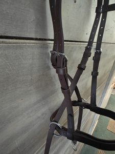 Dr Cook synthetic beta bitless bridle brown